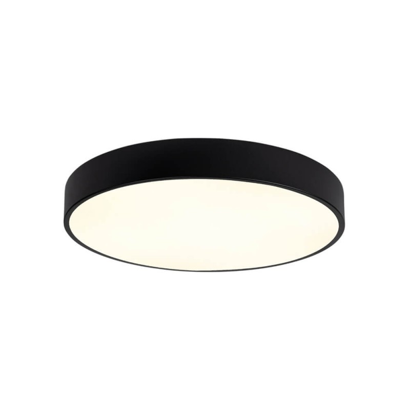 LED stropna svetilka 30W okrogla črna