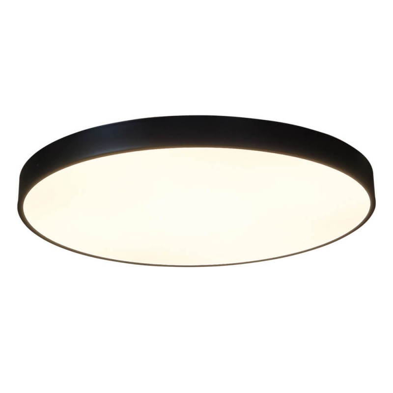 LED stropna svetilka 54W okrogla črna