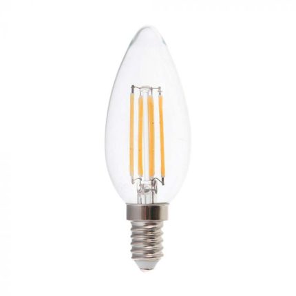 LED žarnica E14/4W/sveča/filament/zatemnilna