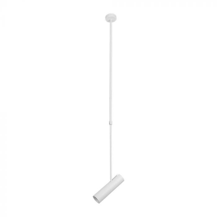 LED viseča stropna svetilka GU10 ALU bela 220 mm