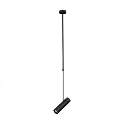 LED viseča stropna svetilka/GU10/ALU/črna/220 mm