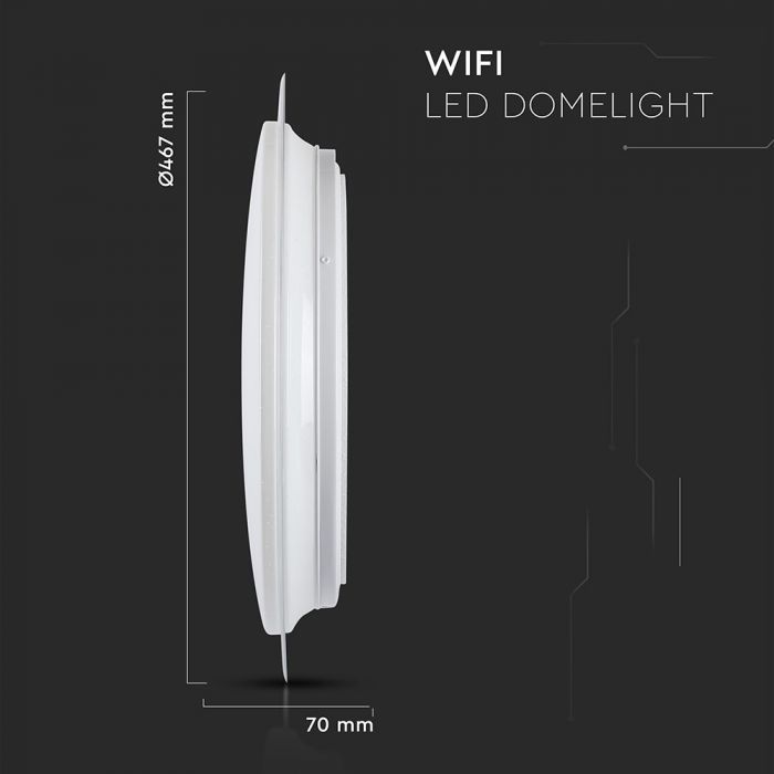 LED stropna svetilka 40W CCT App Google home V-TAC.jpg.1.jpg.1