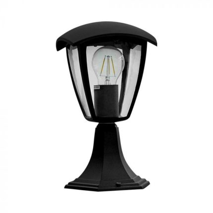 LED stoječa svetilka/E27/ALU/črna/30 cm/V-tac