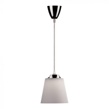 LED viseča stropna svetilka/7W/kromirano ohišje + belo senčilo/4000K/V-TAC