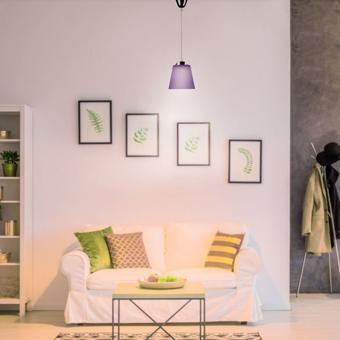 LED viseča stropna svetilka 7W kromirano ohišje + vijolično senčilo.jpg.1.jpg.1.jpg.1
