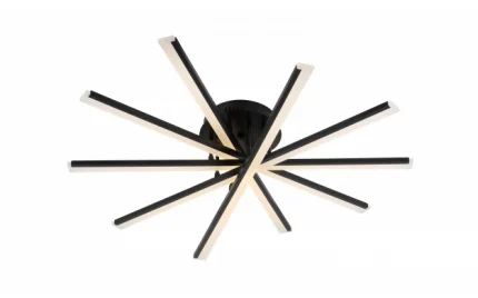 LED stropna svetilka design/50W/črna/3000K/OPTONICA