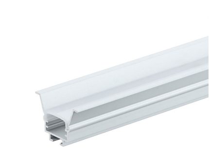 ALU profil za LED trak /srebrn/vgradni na vzmeti