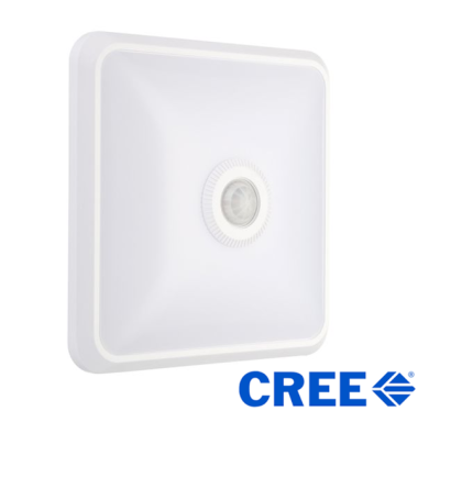 LED stropna svetilka/12W/senzor/CCT/kvadratna/CREE Chip